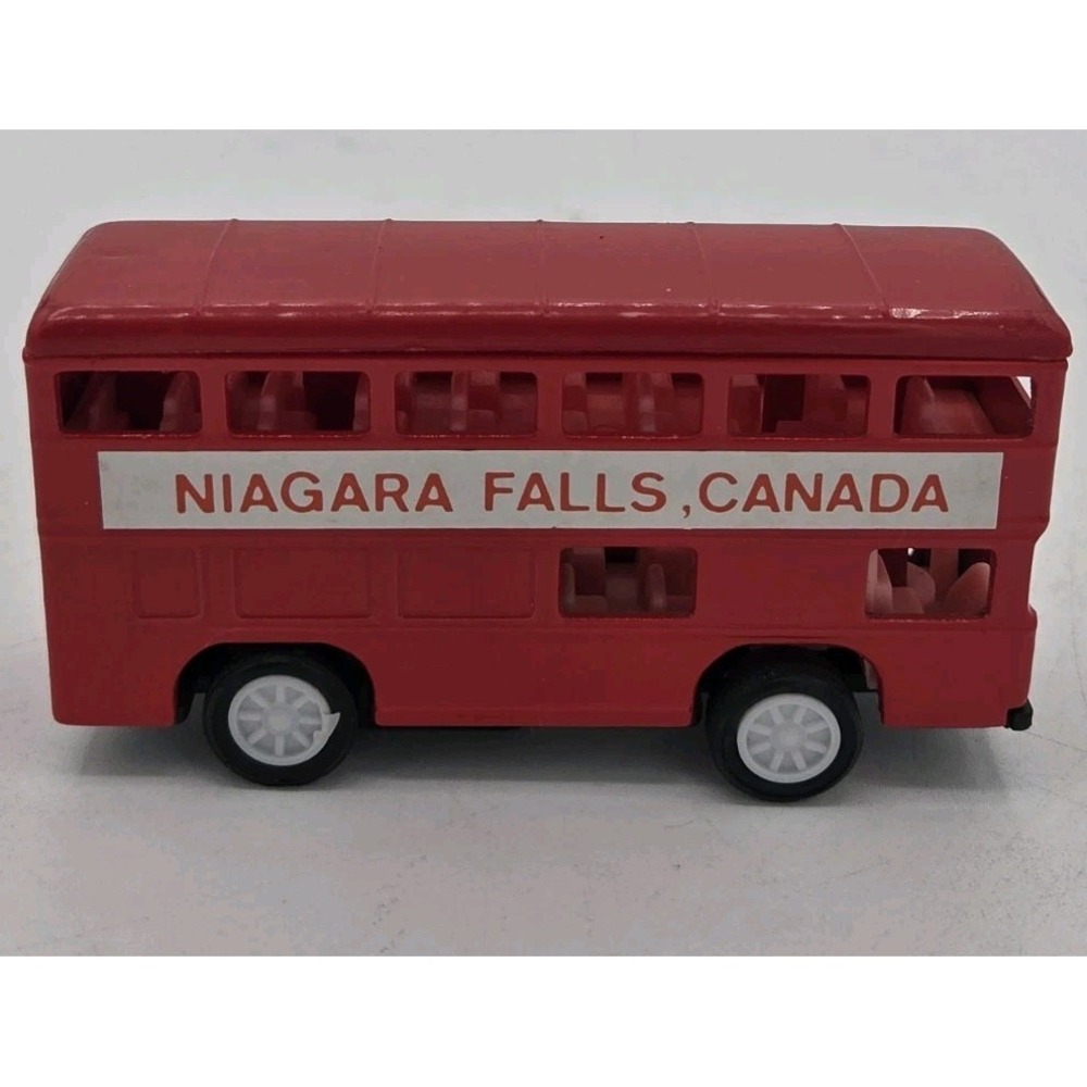 NFIC NIAGARA FALLS DOUBLE DECKER BUS & A PLAYART DOUBLE DECKER BUS